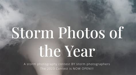 Storm Photos of the Year 2023 | Photo Contest Calendar 2024