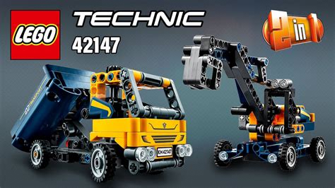 LEGO® Technic™ 2in1 Dump Truck (42147)[177 pcs] Excavator EXTRA Building Instructions | TBB ...