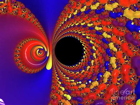 Colorful Vortex Digital Art by Elisabeth Lucas | Fine Art America