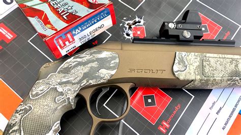 CVA Scout V2 .350 Legend Handgun Review :: Guns.com