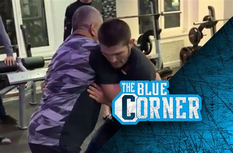 Video: Khabib Nurmagomedov wrestles his dad, his ‘greatest challenge’