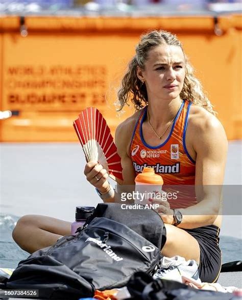 BUDAPEST - Lieke Klaver during an open training in the National... News Photo - Getty Images