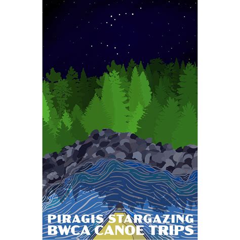 Stargazing Trip Print By Piragis | Boundary Waters Catalog