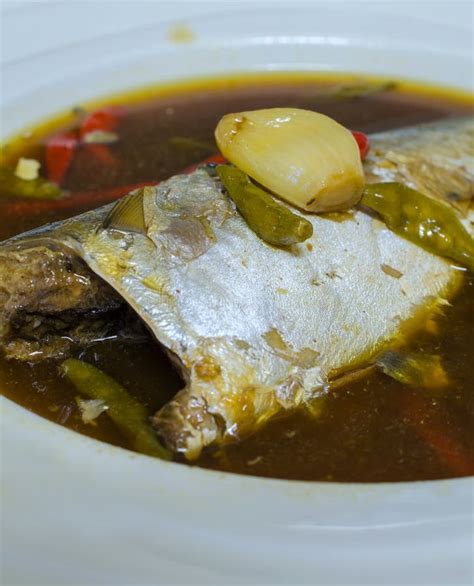 Stewed Mackerel with Gochujang Sauce, Radish, Pumpkin and Kimchi Stock ...