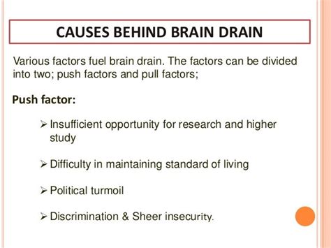 Brain Drain