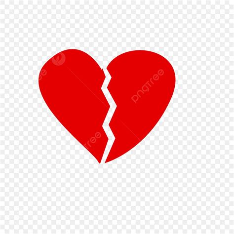 Broken Hearts Clipart Transparent Background, Broken Heart, Heart ...