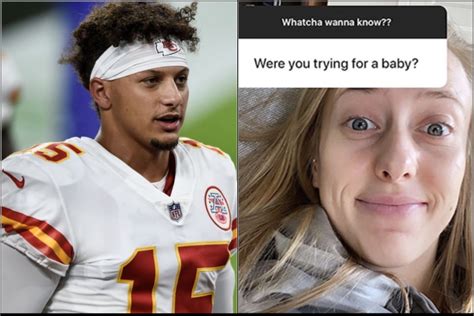 Video: Patrick Mahomes' Fiancée Brittany Matthews Says Pregnancy Wasn't ...