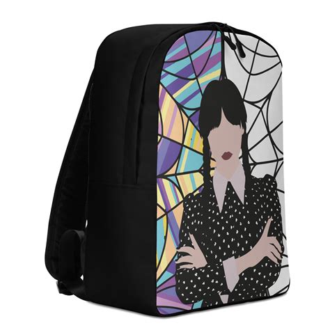 Minimalist Backpack Wednesday Addams Wednesday Addams Family - Etsy