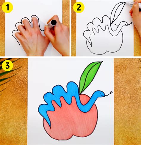 16 Animals Really Easy to Draw Like a Professional Using Handprint Technique / 5-Minute Crafts