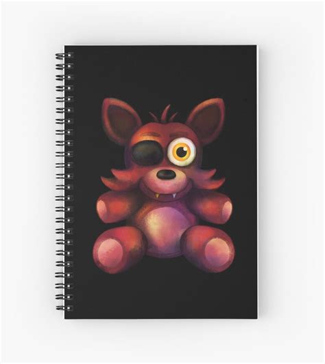 "Five Nights at Freddy's - Fnaf 4 - Foxy Plush" Spiral Notebook for ...