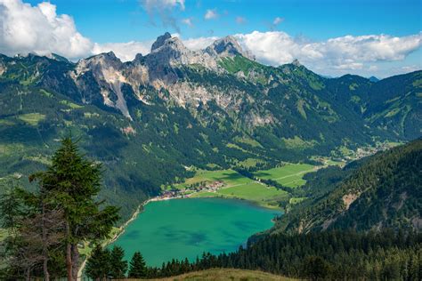 Tannheimer Tal, Blick auf den Haldensee Foto & Bild | natur, österreich, berge Bilder auf ...