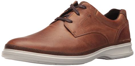 Rockport Dressports 2 Go Plain Toe Shoe in Brown for Men - Lyst