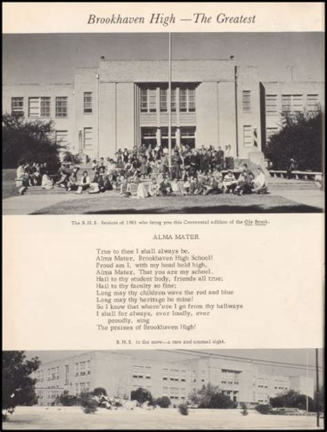 Explore 1961 Brookhaven High School Yearbook, Brookhaven MS - Classmates