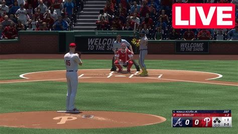 LIVE🔴 Phillies vs. Braves | MLB Today Mar 2024 baseball highlights ...