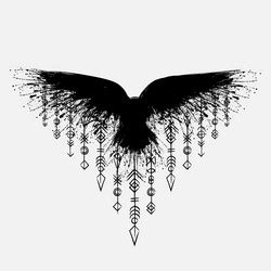 Raven Tattoo Vector Images (over 1,800)