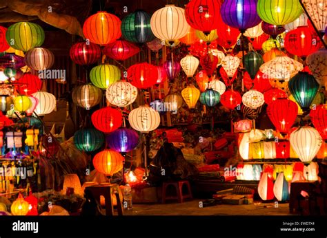 Lantern festival in Hoi An Vietnam Asia in the historic old town Stock Photo - Alamy
