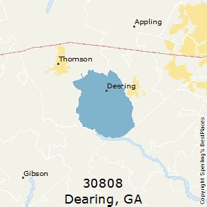 Best Places to Live in Dearing (zip 30808), Georgia