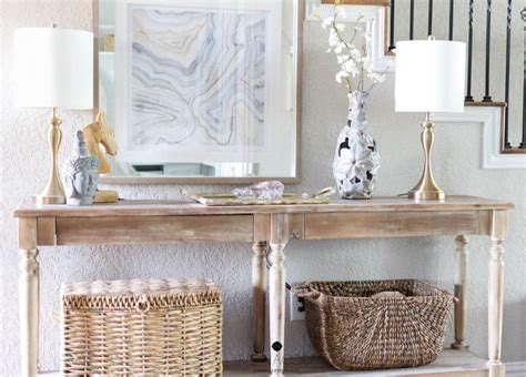 Entryway Console Table Styling Tips (How to Decorate Any Table Blog Hop ...