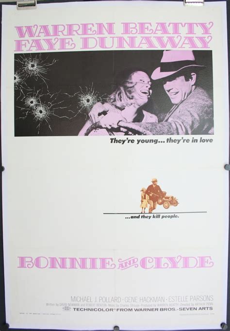 BONNIE AND CLYDE, Original Vintage Crime Movie Theater Poster For Sale – Original Vintage Movie ...