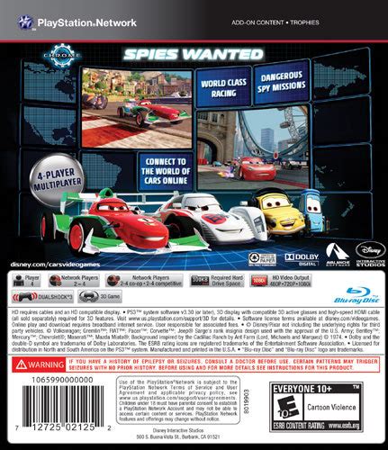 Customer Reviews: Disney/Pixar Cars 2 PlayStation 3 10659900 - Best Buy