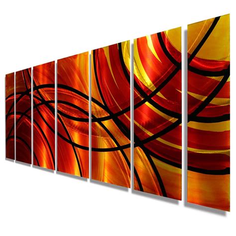 15 Best Collection of Abstract Metal Wall Art Panels