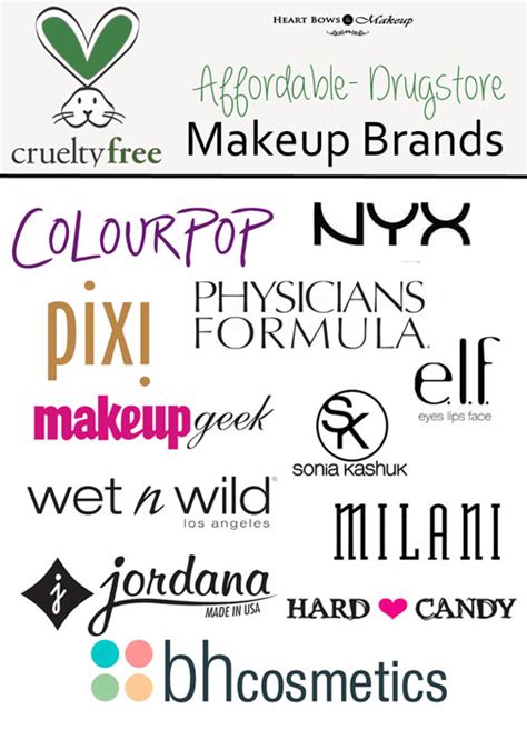 Cruelty Free Brands: Makeup, Drugstore, Skincare & Haircare! - Heart ...