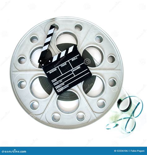 Original Big Movie Reel For 35mm Cinema Projector With Clapper Stock ...