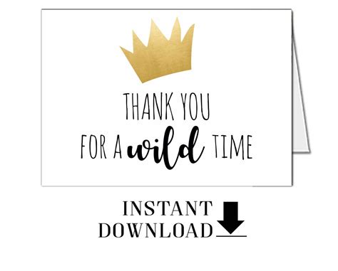 a card with the words, thank you for a world time instant download on it