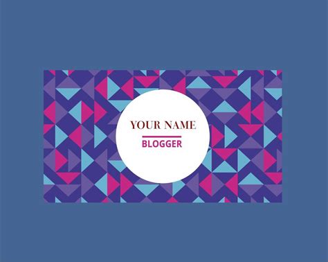 Minimalist id card design template 9360488 Vector Art at Vecteezy