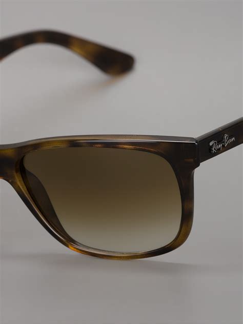 Ray-ban Tortoise Shell Sunglasses in Brown for Men | Lyst