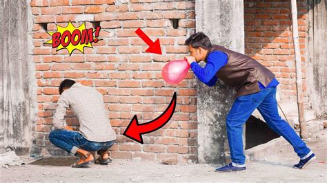 Balloon Popping Prank on Public | Tyre Puncture Prank with Popping Balloons - PART 02 | 4 Minute ...