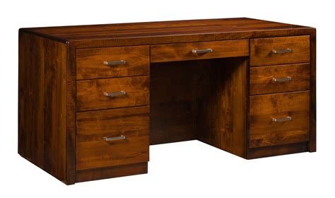 Tempo Desk | Amish Solid Wood Desks | Kvadro Furniture