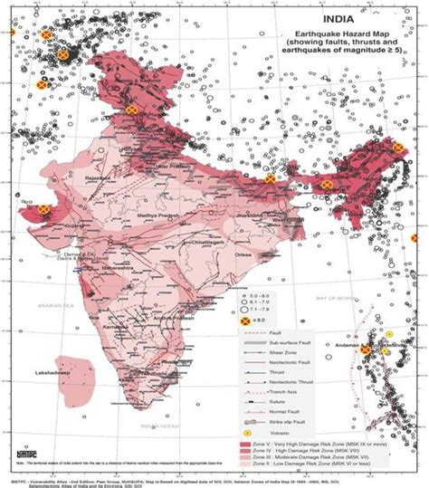 Seismic Zone Map Of India 2020