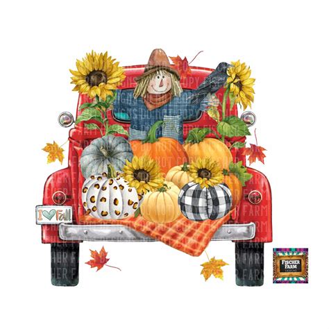 Scarecrow, Hello Fall Pumpkin, Patch, Leaves, Corn, Leopard, Sunflowers, Plaid, Harvest ...