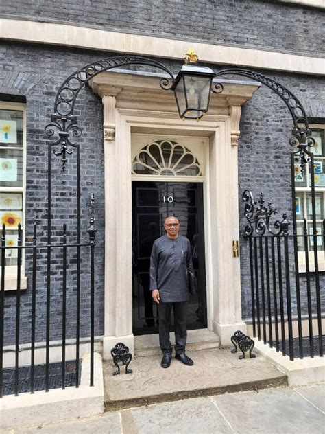 Peter Obi visits 10 Downing Street @ British Prime Minister Residence