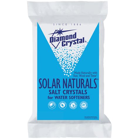 Diamond Crystal® Solar Naturals™ Salt Crystals for Water Softeners 50 lb. Bag - Walmart.com