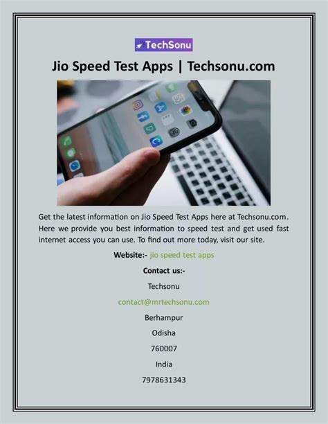 PPT - Jio Speed Test Apps Techsonu PowerPoint Presentation, free ...