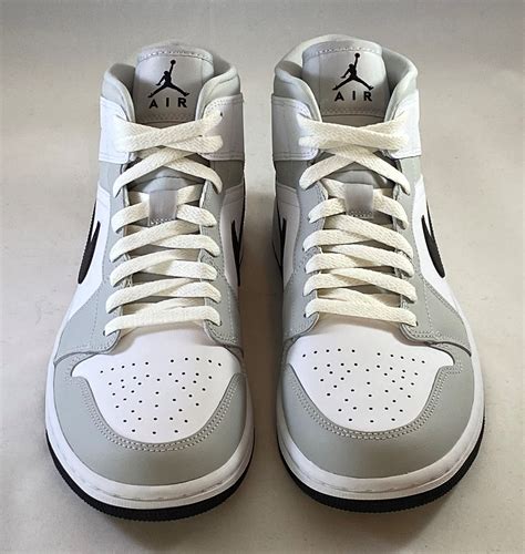 WMNS Air Jordan 1 Mid "Grey Fog" Women's Size 6.5 White/Grey Athletic Shoes New | SidelineSwap