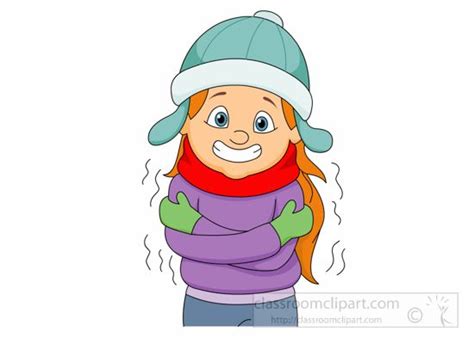 Freezing Cold Cartoon Woman | Use these free images for your websites, art projects, reports ...