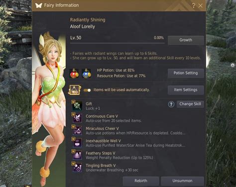 Black Desert Online Fairy Guide – Skills, Tiers & Appearances