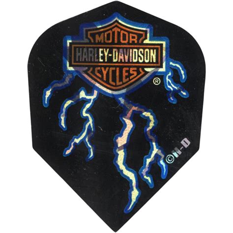 Harley-Davidson Dart Flights - Shape Lightning