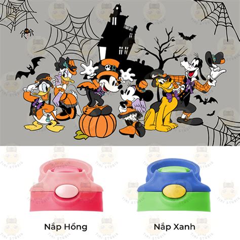 Bình Giữ Nhiệt Cho Bé Chủ Đề Halloween Mẫu 07 - Tỉ Mỉ Studio