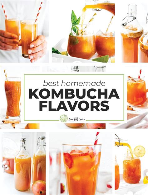 How to Flavor Kombucha (19 Best Kombucha Flavors!) | Live Eat Learn