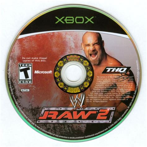 WWE Raw 2 (2003) Xbox box cover art - MobyGames