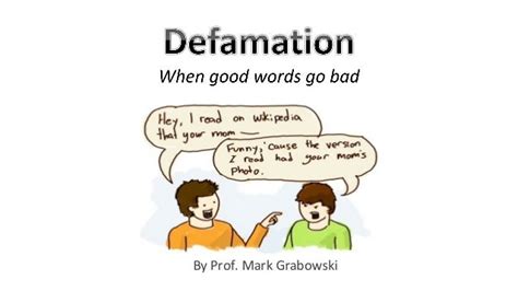 Defamation