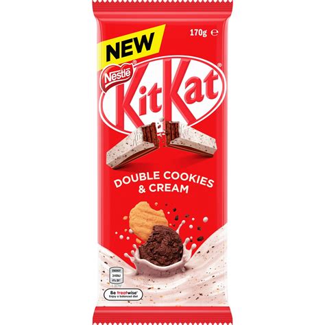 Nestle Kit Kat Double Cookies and Cream 170g | BIG W