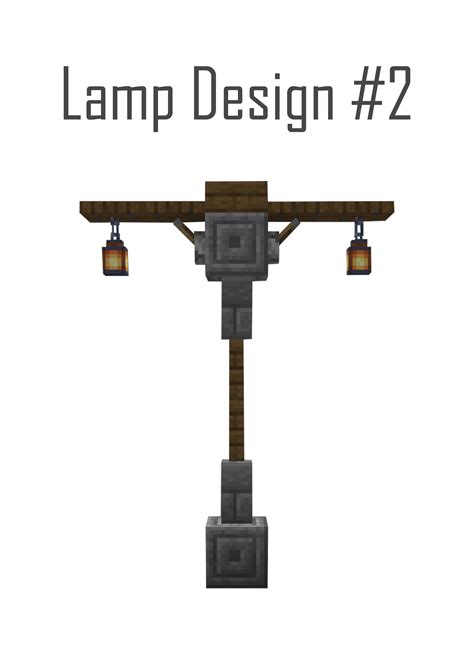 Medieval Street Lamp Design | Minecraft building, Minecraft houses, Minecraft