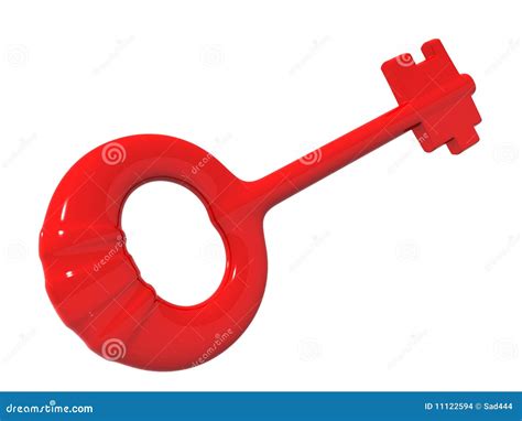 Red key stock illustration. Illustration of concepts - 11122594