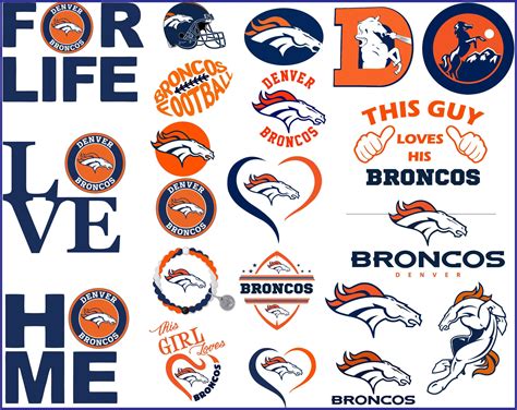 Denver Broncos NFL American Football Svg Dxf Eps Pdf Png | Etsy