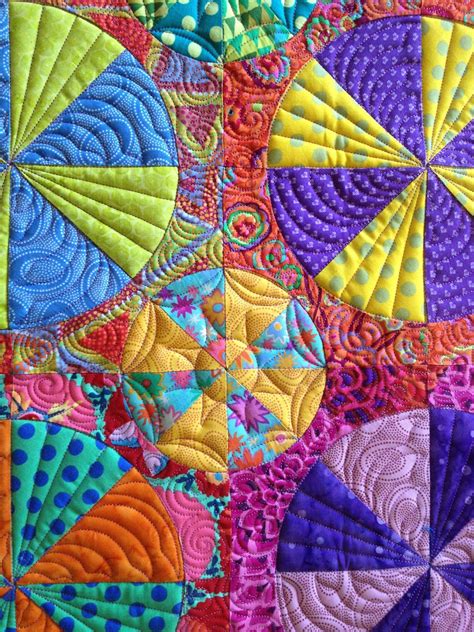 Sewing & Quilt Gallery: A Second Case of Busy & Colorful